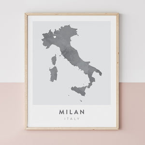 Milan, Italy Map | Backstory Map Co.
