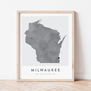 milwaukee wisconsin map