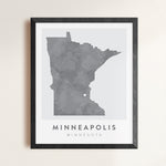 Load image into Gallery viewer, Minneapolis, Minnesota Map | Backstory Map Co.
