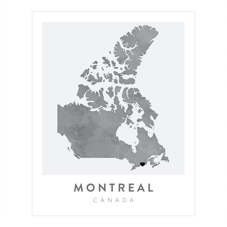 Montreal, Canada Map | Backstory Map Co.