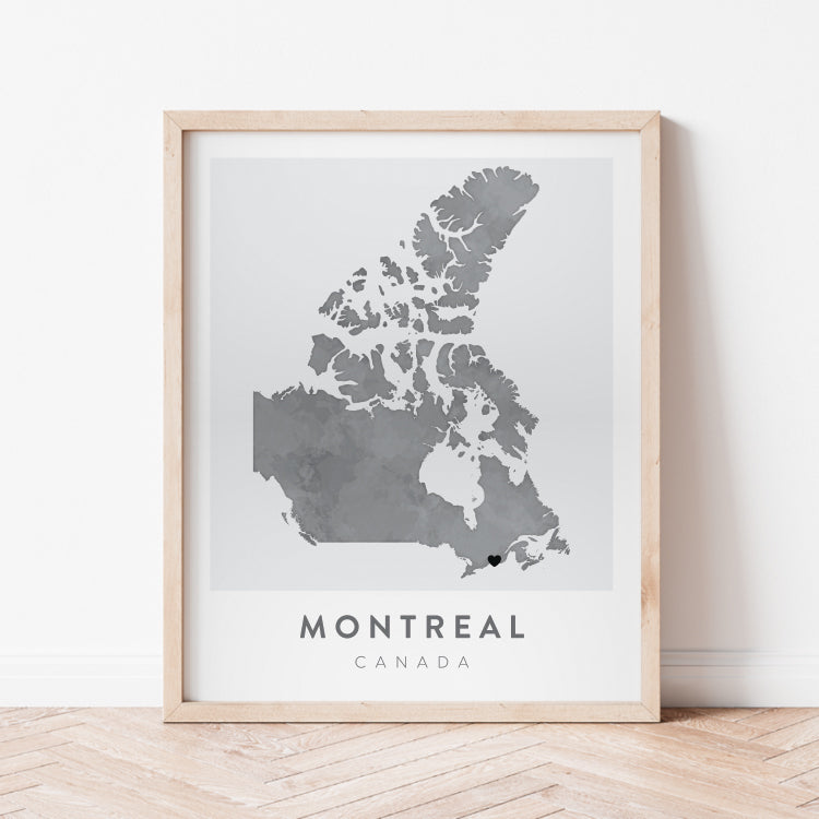 Montreal, Canada Map | Backstory Map Co.