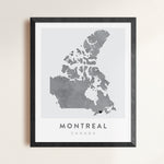 Load image into Gallery viewer, Montreal, Canada Map | Backstory Map Co.
