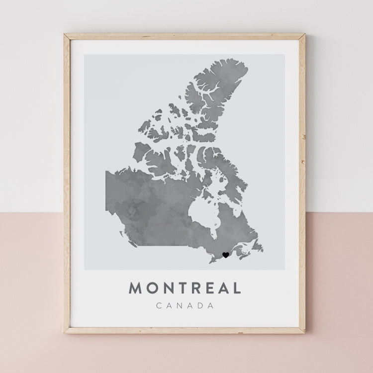 Montreal, Canada Map | Backstory Map Co.