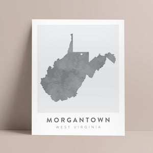 map of morgantown