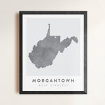 Load image into Gallery viewer, Morgantown, West Virginia Map | Backstory Map Co.
