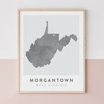 Load image into Gallery viewer, Morgantown, West Virginia Map | Backstory Map Co.
