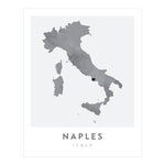 Load image into Gallery viewer, Naples, Italy Map | Backstory Map Co.
