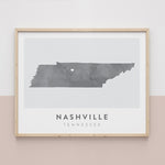 Load image into Gallery viewer, Nashville, Tennessee Map | Backstory Map Co.
