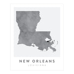 Load image into Gallery viewer, New Orleans, Louisiana Map | Backstory Map Co.
