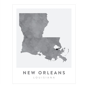 New Orleans, Louisiana Map | Backstory Map Co.