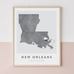 Load image into Gallery viewer, New Orleans, Louisiana Map | Backstory Map Co.
