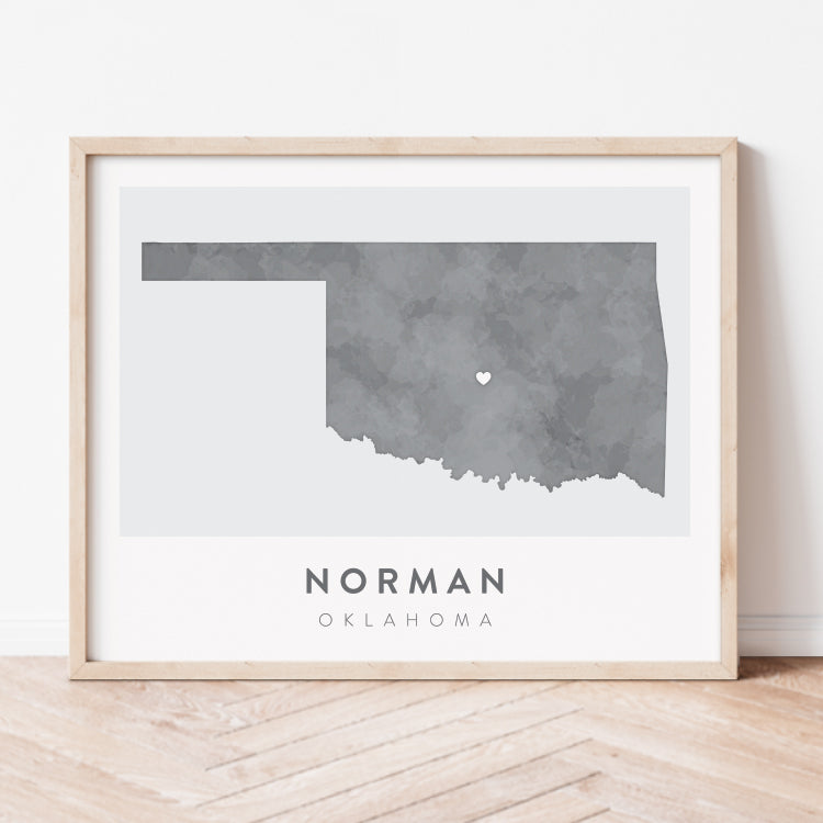 Norman, Oklahoma Map | Backstory Map Co.