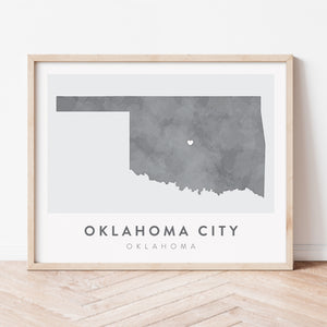 Oklahoma City, Oklahoma Map | Backstory Map Co.