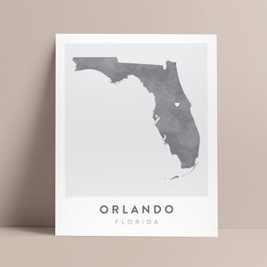 map of orlando