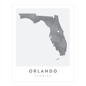 Orlando, Florida Map | Backstory Map Co.
