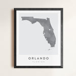 Load image into Gallery viewer, Orlando, Florida Map | Backstory Map Co.
