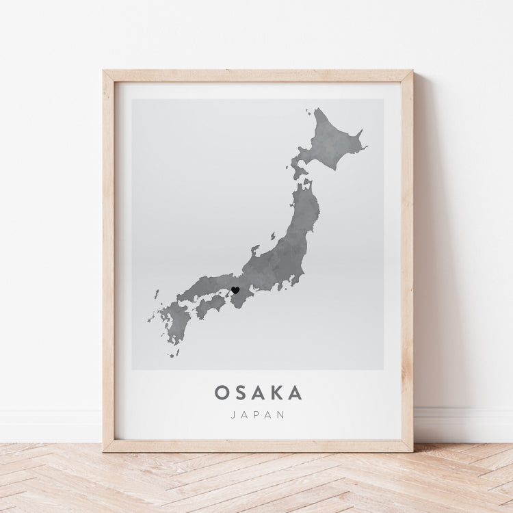 Osaka, Japan Map | Backstory Map Co.