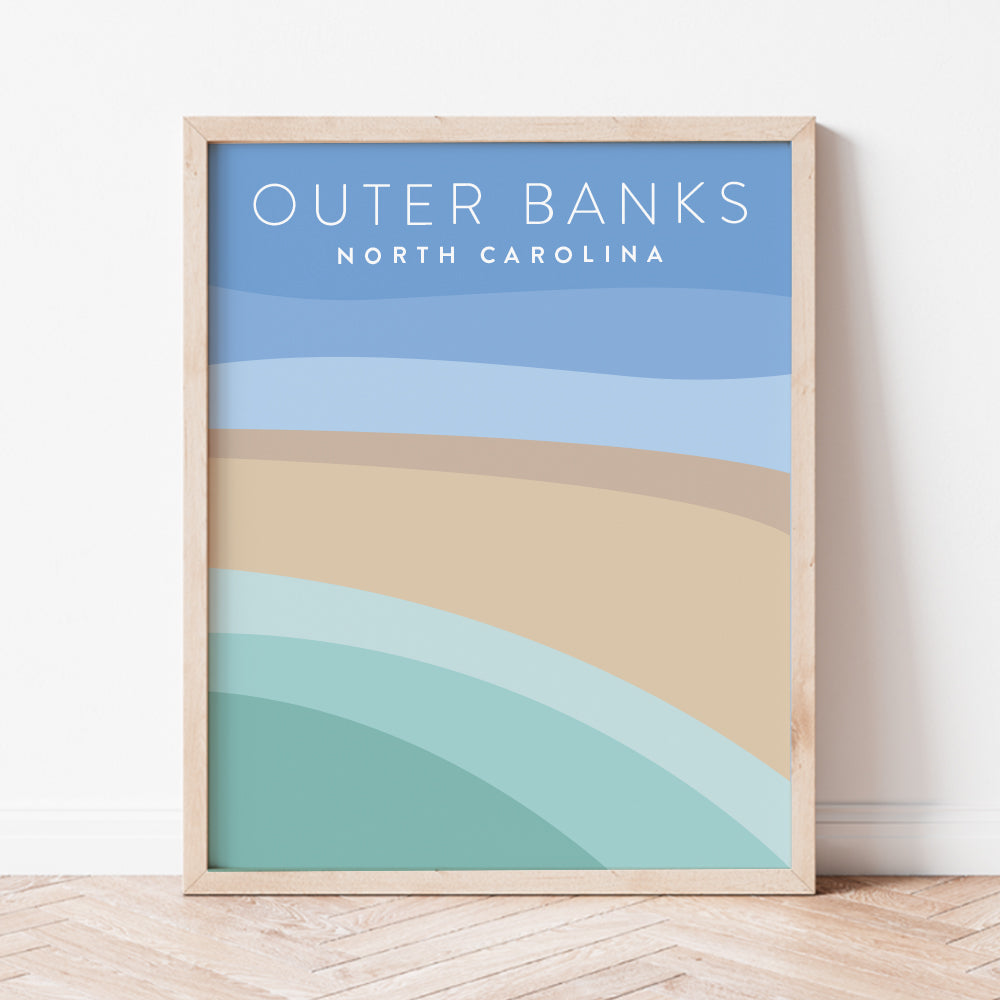 outer banks wall art
