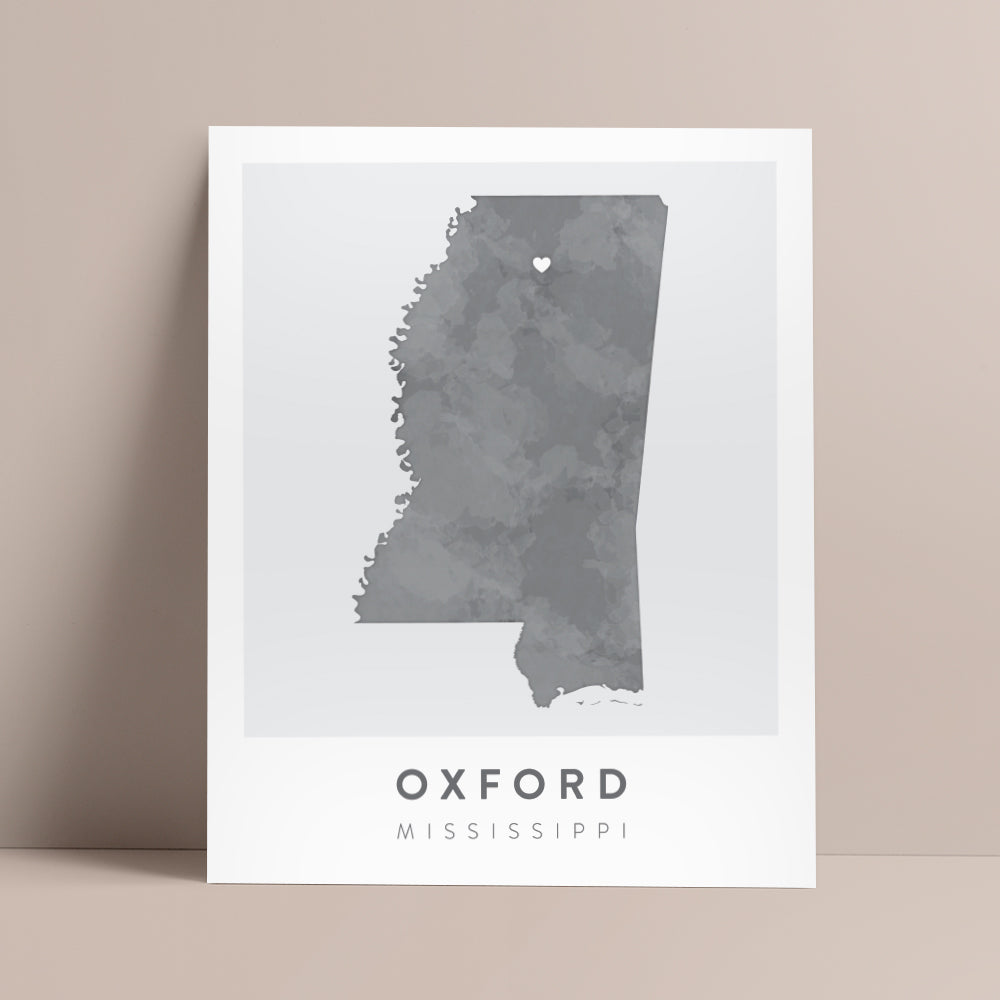 map of oxford mississippi