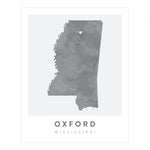 Load image into Gallery viewer, Oxford, Mississippi Map | Backstory Map Co.
