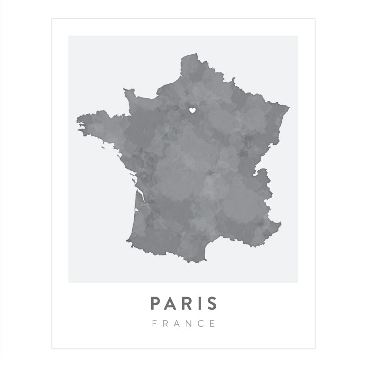 Paris, France Map | Backstory Map Co.