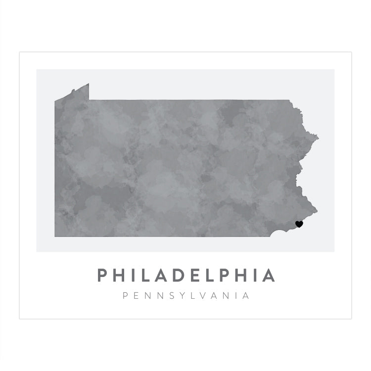 Philadelphia, Pennsylvania Map | Backstory Map Co.