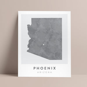map of phoenix
