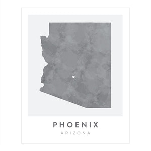 Phoenix, Arizona Map | Backstory Map Co.