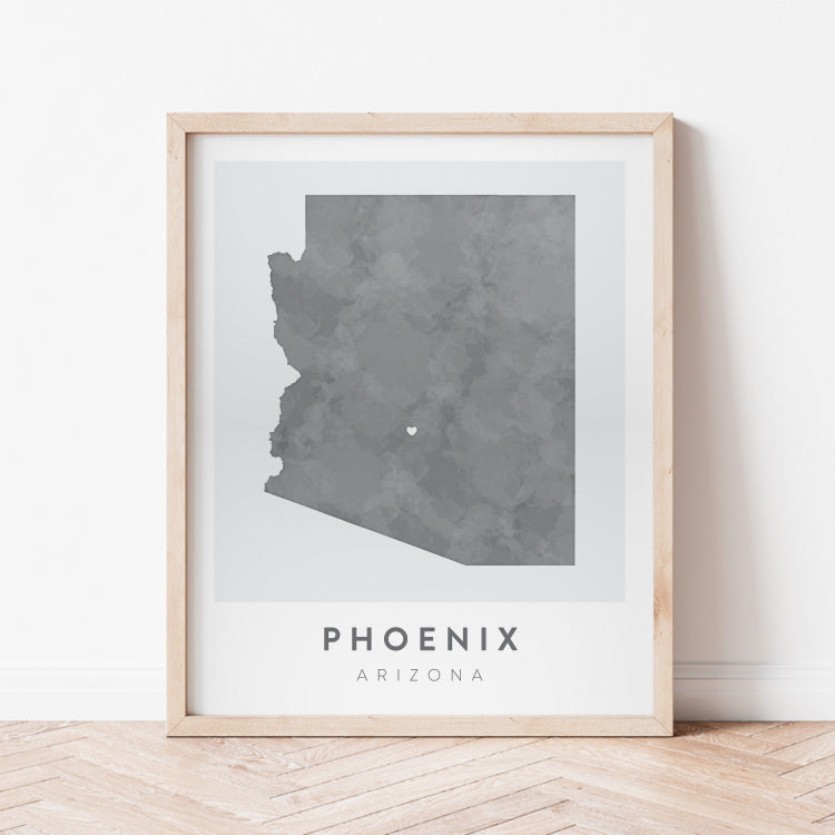 Phoenix, Arizona Map | Backstory Map Co.