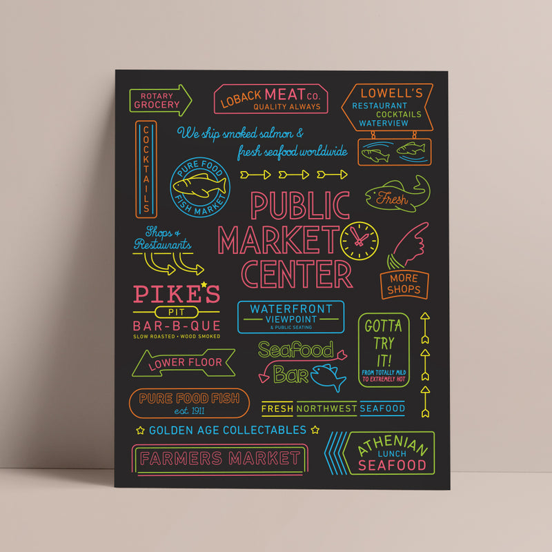 pike place market poster