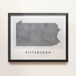 Load image into Gallery viewer, Pittsburgh, Pennsylvania Map | Backstory Map Co.
