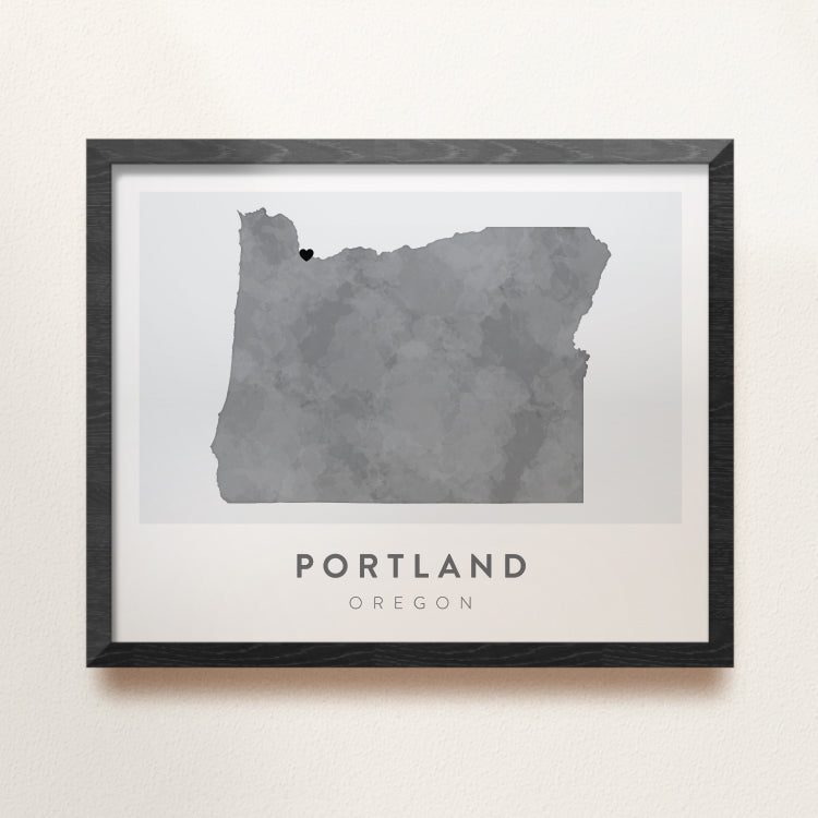 Portland, Oregon Map | Backstory Map Co.