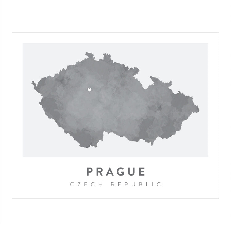 Prague, Czech Republic Map | Backstory Map Co.