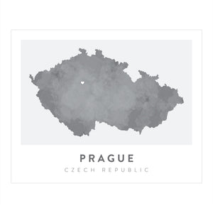 Prague, Czech Republic Map | Backstory Map Co.