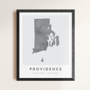 Providence, Rhode Island Map | Backstory Map Co.