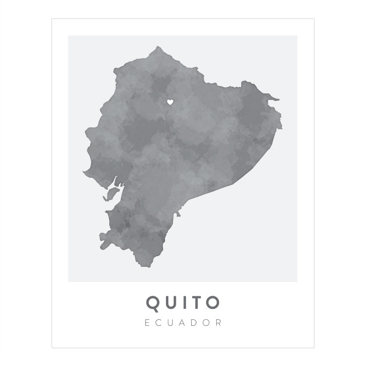 Quito, Ecuador Map | Backstory Map Co.