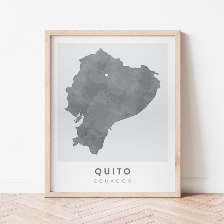 Quito, Ecuador Map | Backstory Map Co.