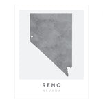 Load image into Gallery viewer, Reno, Nevada Map | Backstory Map Co.
