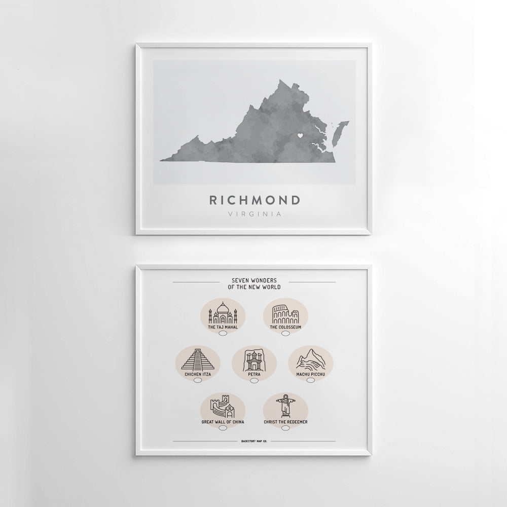 map poster richmond
