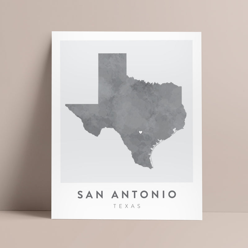 San Antonio, Texas Map | Backstory Map Co.
