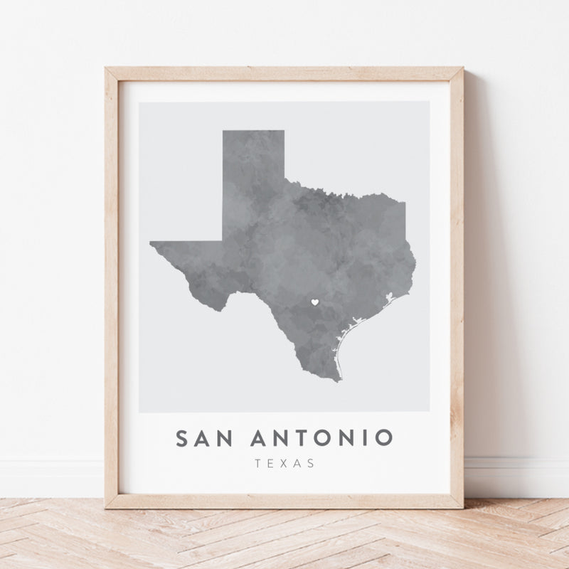 San Antonio, Texas Map | Backstory Map Co.