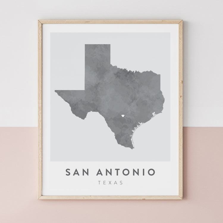 San Antonio, Texas Map | Backstory Map Co.