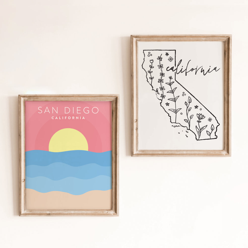 california wall art
