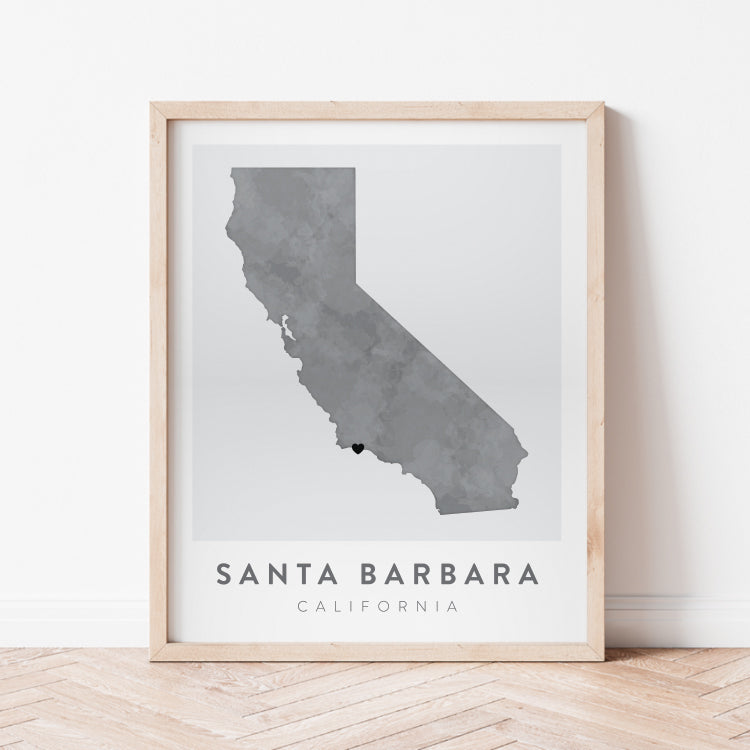 Santa Barbara, California Map | Backstory Map Co.