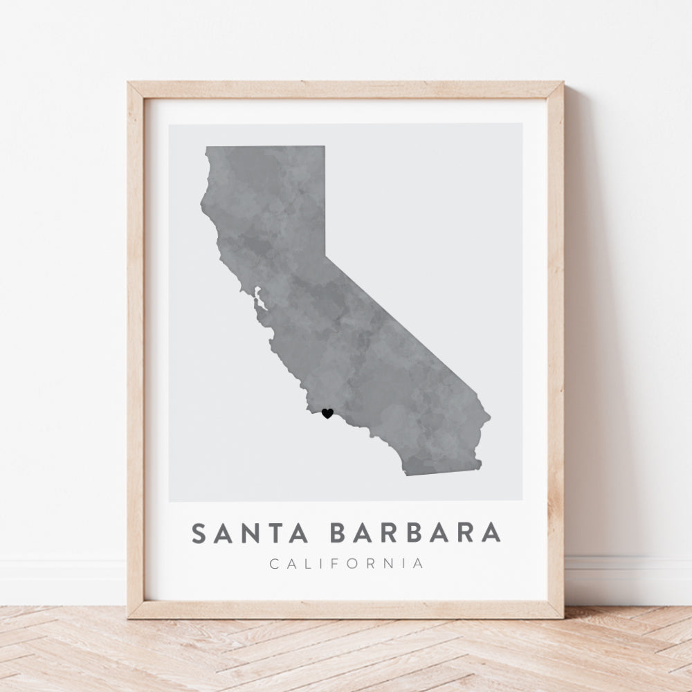 santa barbara map
