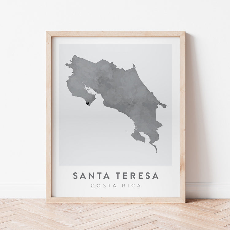 Santa Teresa, Costa Rica Map | Backstory Map Co.