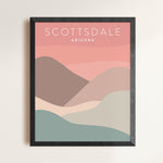 Load image into Gallery viewer, Scottsdale Minimalist Poster | Backstory Map Co.
