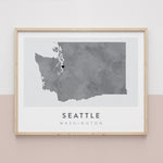 Load image into Gallery viewer, Seattle, Washington Map | Backstory Map Co.
