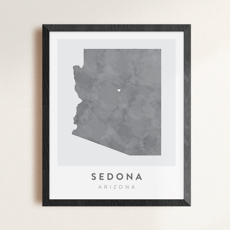 Sedona, Arizona Map | Backstory Map Co.