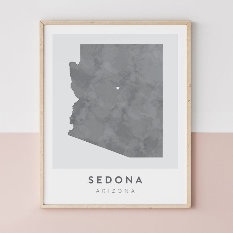 Sedona, Arizona Map | Backstory Map Co.